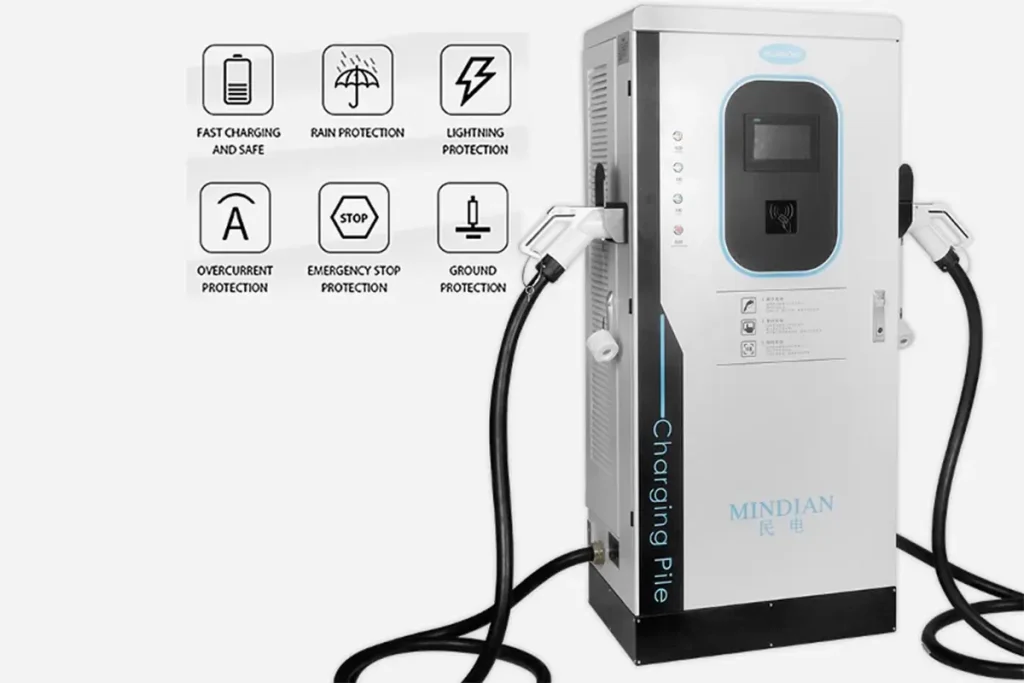 60kW80kW DC Charging Station Dual Charging Capability