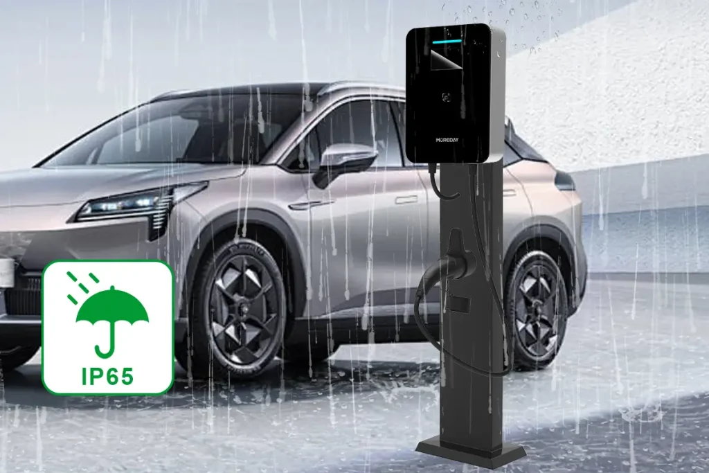 7KW 22KW EV Charger Wallbox Weatherproof Design