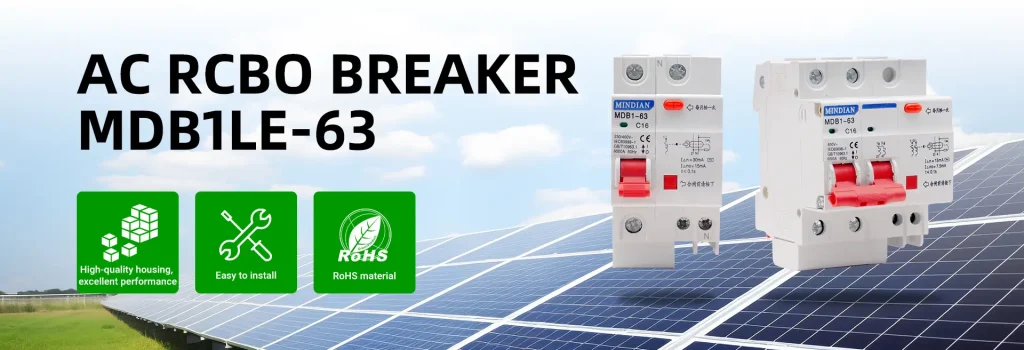 AC RCBO BREAKER MDB1LE-63