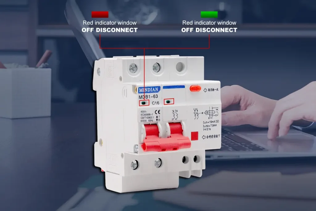 AC RCBO BREAKER MDB1LE-63 Applications