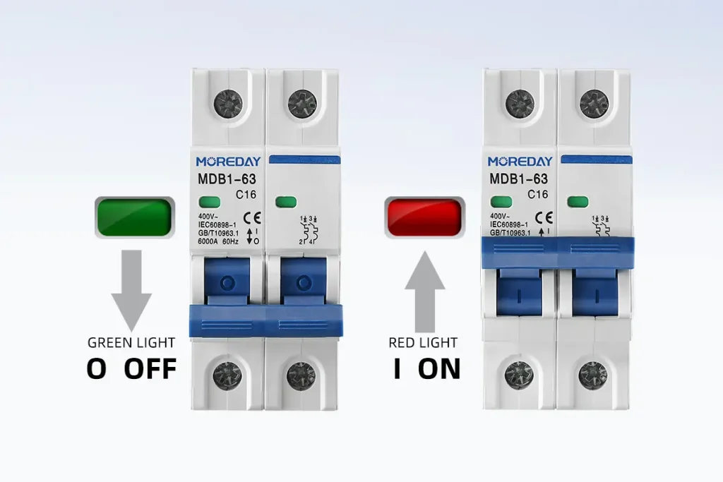 Moreday MDB1-63 AC Miniature Circuit Breaker Tripping Characteristics