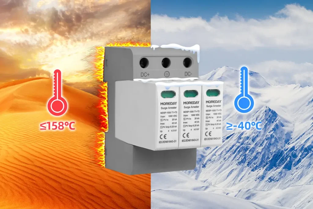 T1+T2 1000V DC SPD MDSP-1000 Wide Operating Range