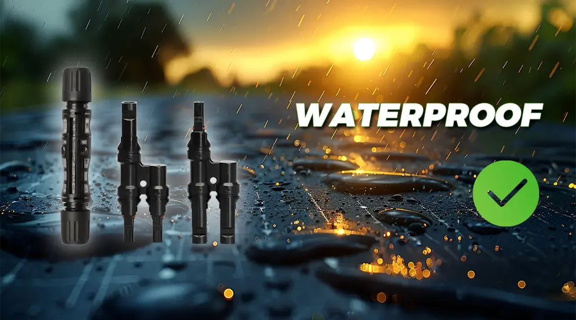 ARE MC4 SOLAR CONNECTORS WATERPROOF