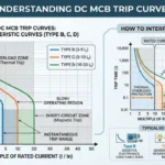 DC MCB Trip Curves Explained Type B, C & D — Which One Does Your System Really Need