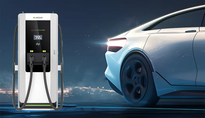 THE FUTURE OF EV CHARGING BEYOND 800V MOREDAY’s 180kW EV charger