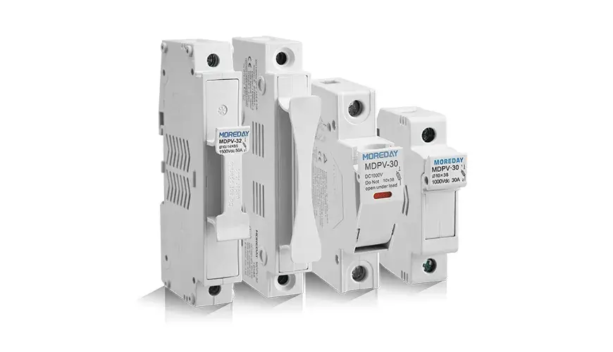 Fuses Components Inside an Electrical Distribution Box