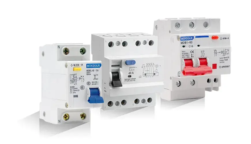 Residual Current Devices (RCDs) in an Electrical Distribution Box