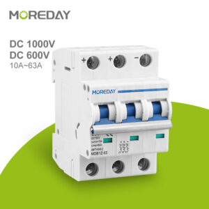 DC Circuit breaker for over current protection of the PV system, usually comes in with the PV array combiner box, to help protecting directly the PV solar panels from over current lead damages