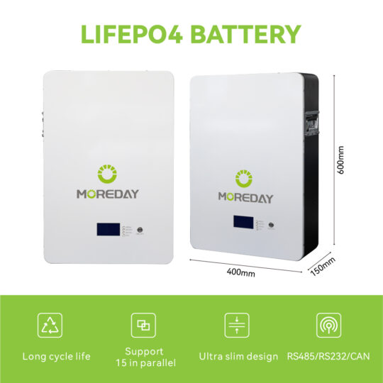 Wall-Mounted Home Energy Storage MDM3-100W-5K-B 3