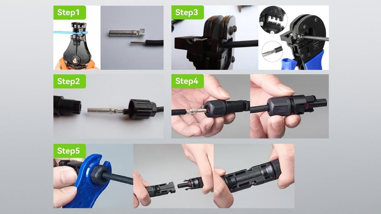 Step-by-Step Guide to Crimp MC4 Connectors