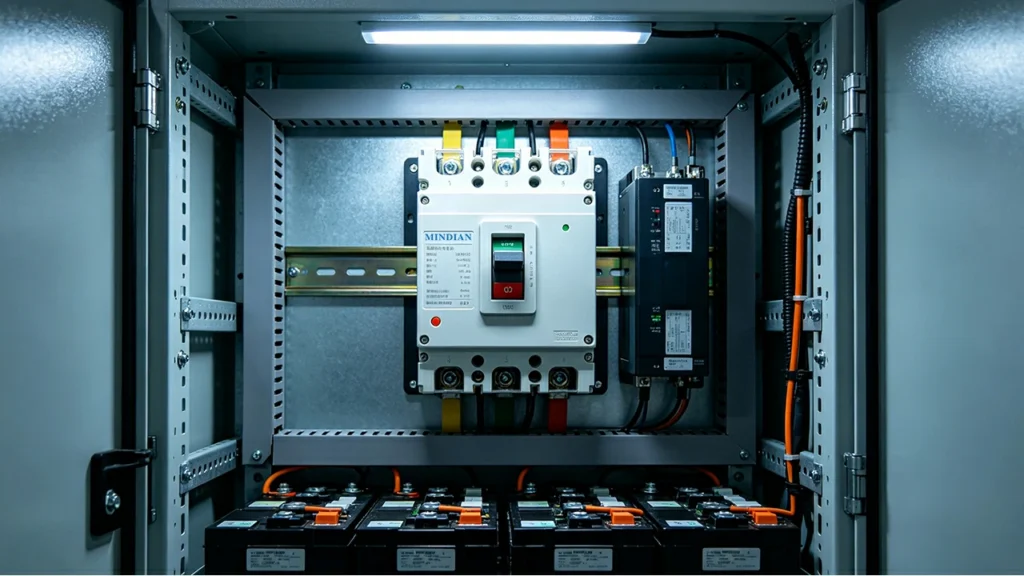 dc circuit breaker battery energy storage BESS cabinet