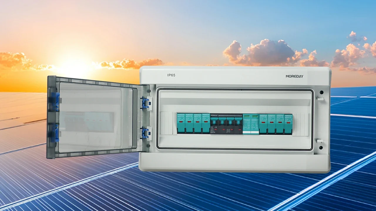 dc circuit breaker solar pv combiner box
