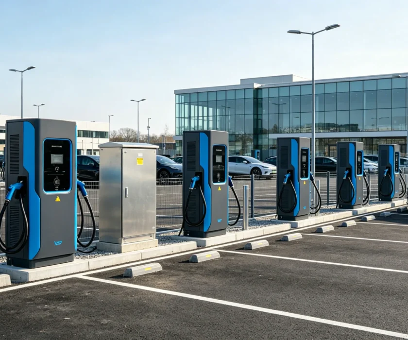 dc circuit protection ev charging station enclosure