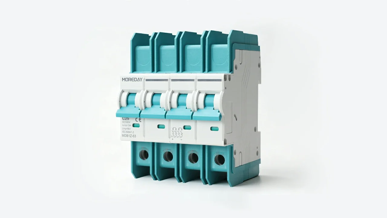 IEC 60947-2 DC circuit breaker certification nameplate