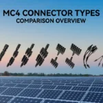 MC4 connector types comparison — standard, fused, diode, T-branch, Y-branch