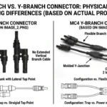 t branch vs y branch mc4 connector