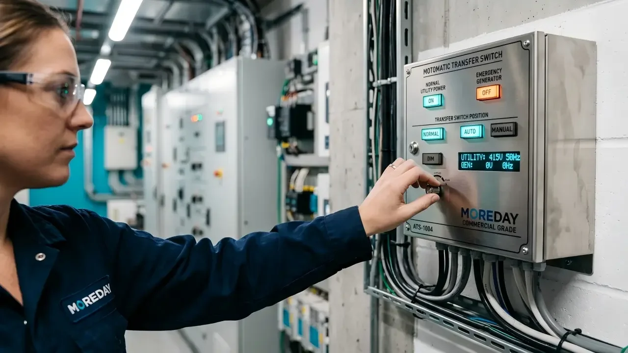 Manual vs automatic transfer switch comparison
