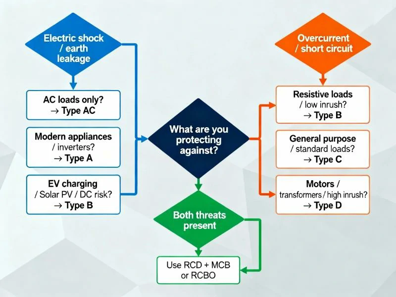 dc fuse selection flowchart