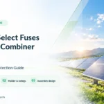 MOREDAY solar combiner box with DC fuse holders for PV string protection