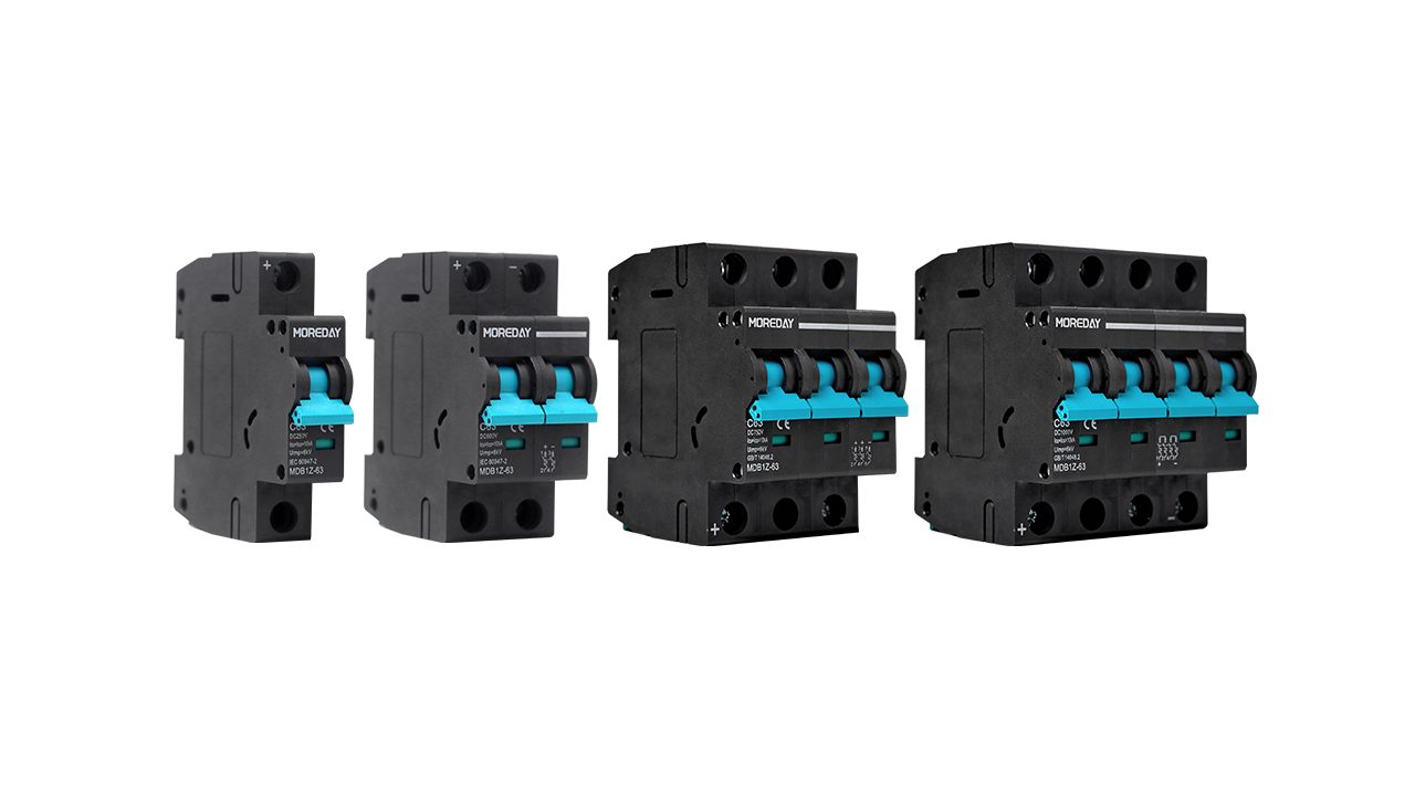 MOREDAY MCB MDB1Z-63 Series Miniature Circuit Breaker 1P, 2P, 3P and 4P models 1280