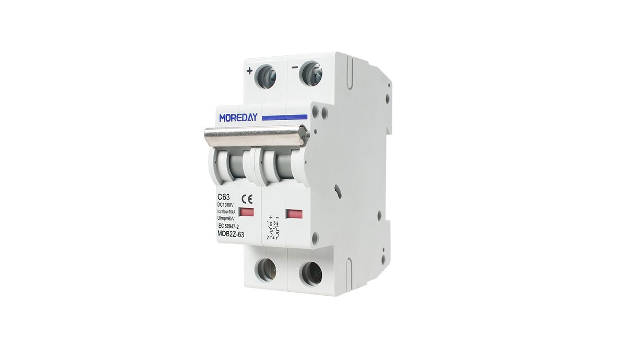 MOREDAY MCB MDB2Z-63 Series Miniature Circuit Breaker 2P models 1280