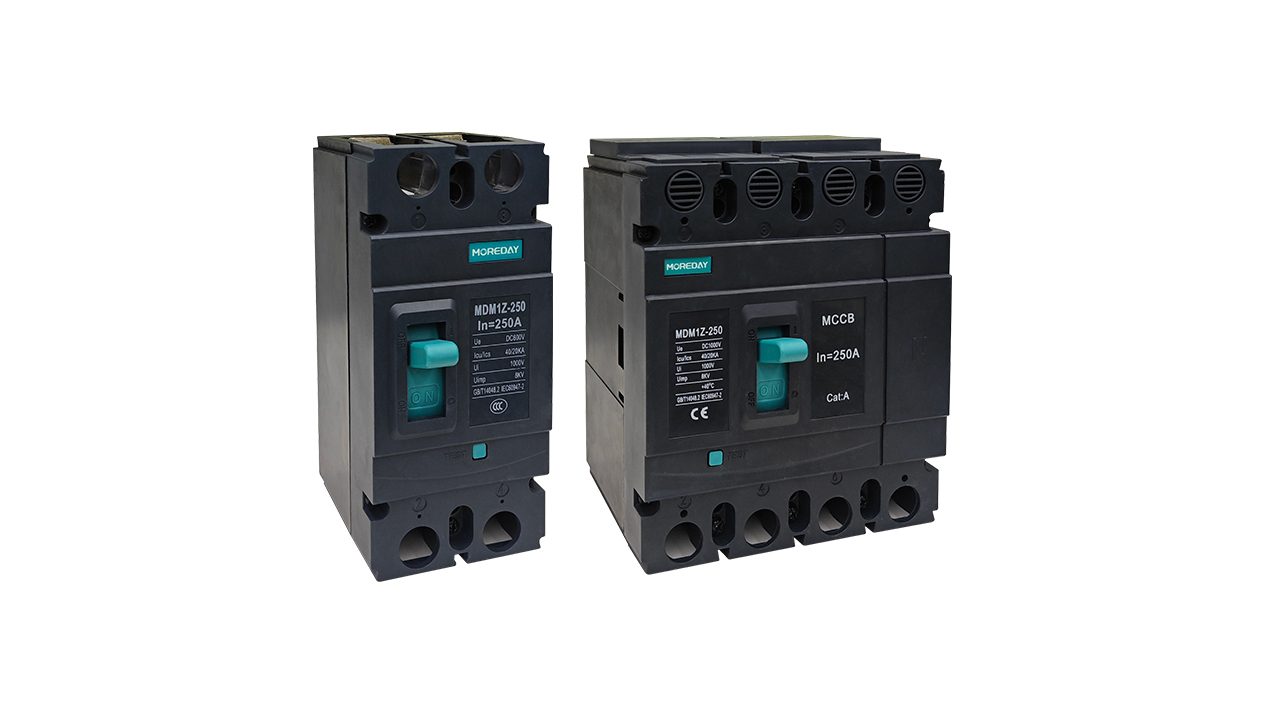 MCCB MDM1Z-250 Series Moulded Case Circuit Breaker 2P and 4P models 1280