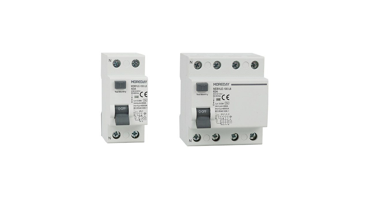 MOREDAY RCCB MDB1LE-100 L6 Series 1280